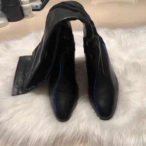 Made in Italy beautiful black knee high boot